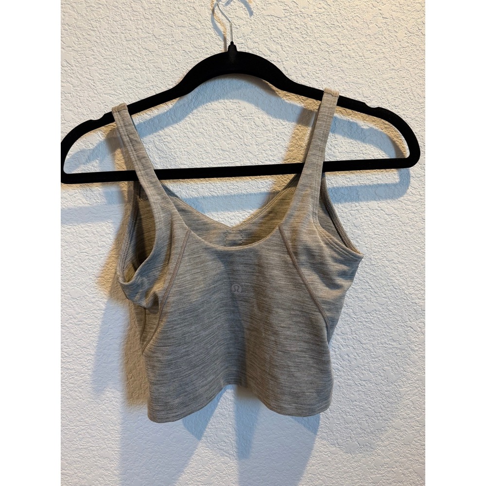 Lululemon Align Tank Heathered Rover Green Size 4 - Picture 4 of 5